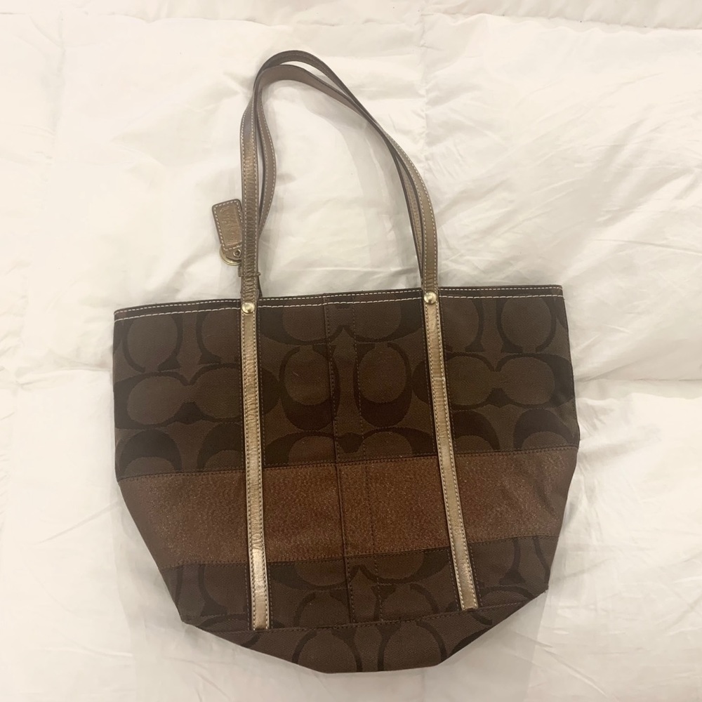 Coach Brown Tote Bag